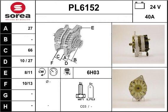 Sera PL6152 - Ģenerators ps1.lv