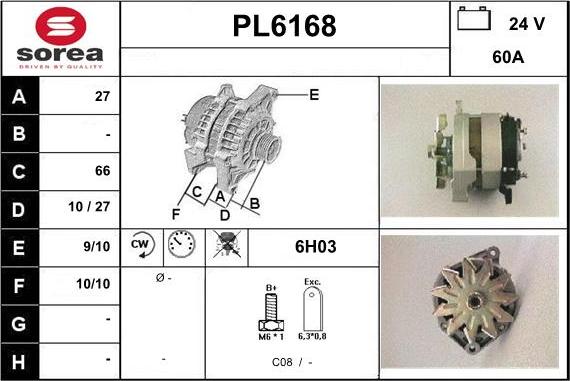 Sera PL6168 - Ģenerators ps1.lv