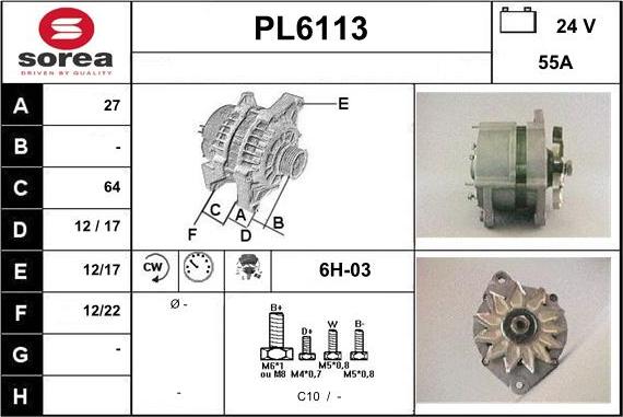 Sera PL6113 - Ģenerators ps1.lv