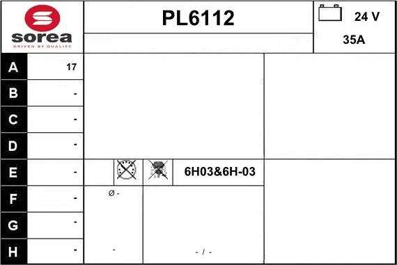 Sera PL6112 - Ģenerators ps1.lv