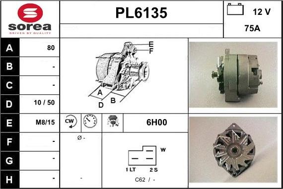 Sera PL6135 - Ģenerators ps1.lv