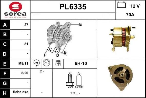 Sera PL6335 - Ģenerators ps1.lv