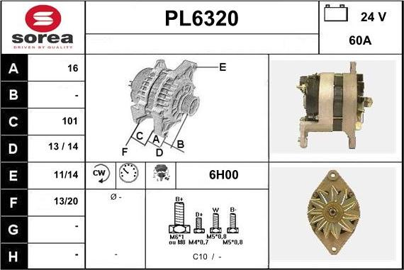 Sera PL6320 - Ģenerators ps1.lv