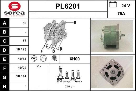 Sera PL6201 - Ģenerators ps1.lv