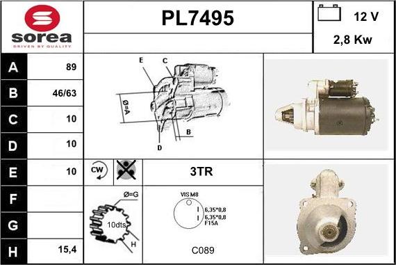 Sera PL7495 - Starteris ps1.lv