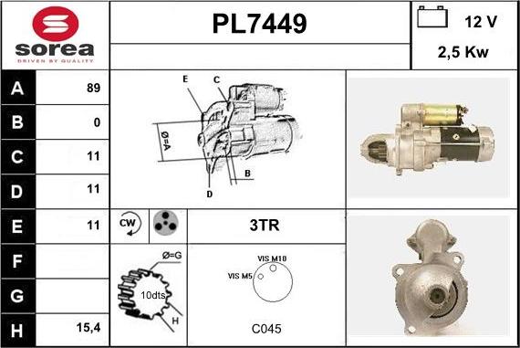 Sera PL7449 - Starteris ps1.lv