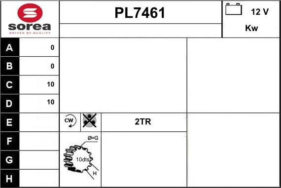 Sera PL7461 - Starteris ps1.lv