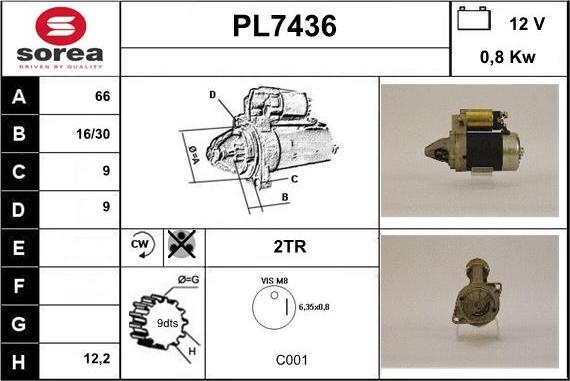 Sera PL7436 - Starteris ps1.lv