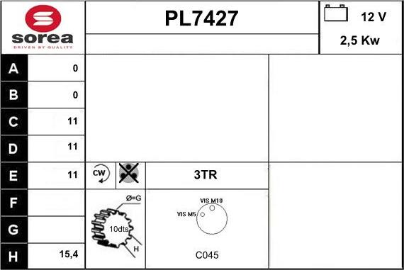 Sera PL7427 - Starteris ps1.lv