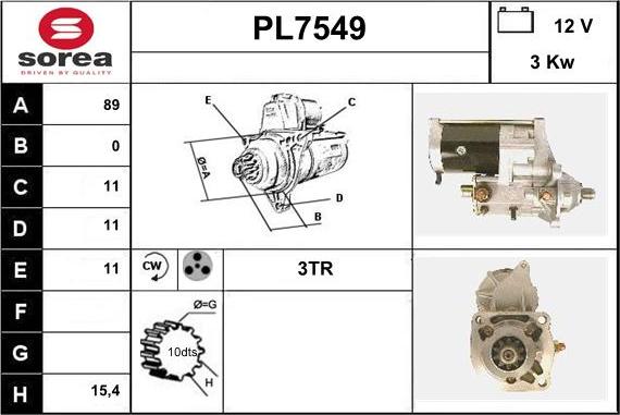 Sera PL7549 - Starteris ps1.lv