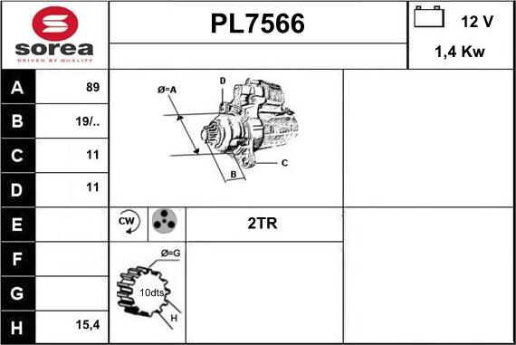 Sera PL7566 - Starteris ps1.lv