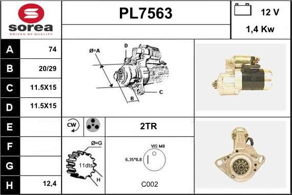 Sera PL7563 - Starteris ps1.lv