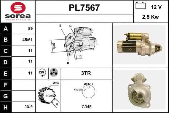 Sera PL7567 - Starteris ps1.lv