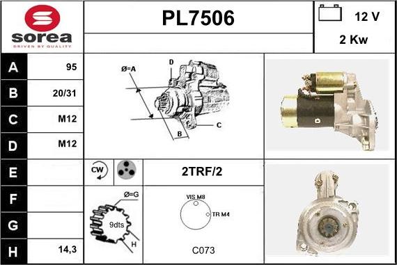 Sera PL7506 - Starteris ps1.lv