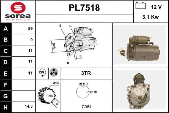 Sera PL7518 - Starteris ps1.lv