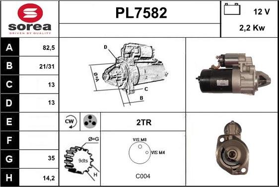 Sera PL7582 - Starteris ps1.lv