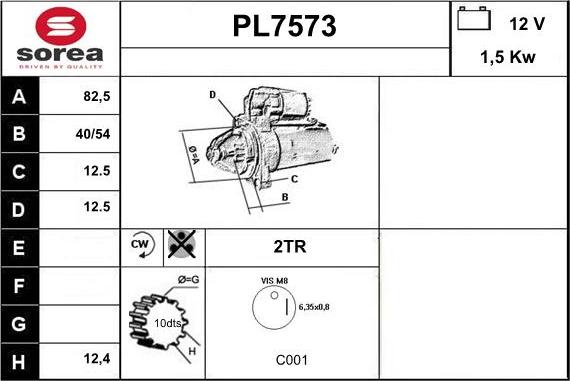 Sera PL7573 - Starteris ps1.lv