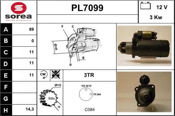 Sera PL7099 - Starteris ps1.lv