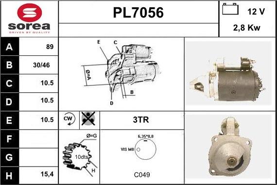 Sera PL7056 - Starteris ps1.lv