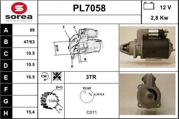 Sera PL7058 - Starteris ps1.lv