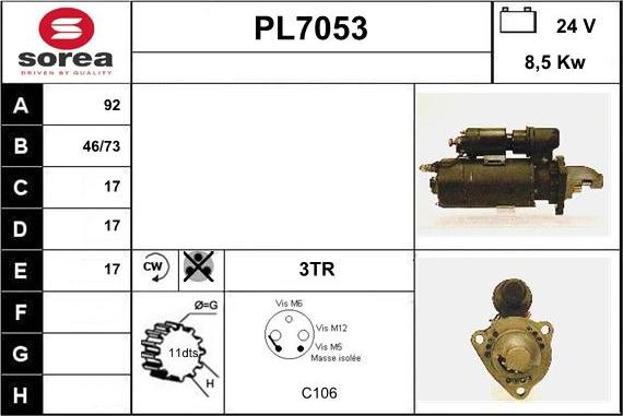 Sera PL7053 - Starteris ps1.lv