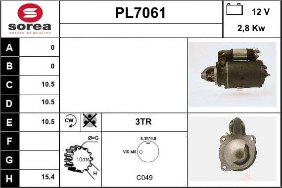 Sera PL7061 - Starteris ps1.lv