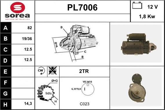 Sera PL7006 - Starteris ps1.lv