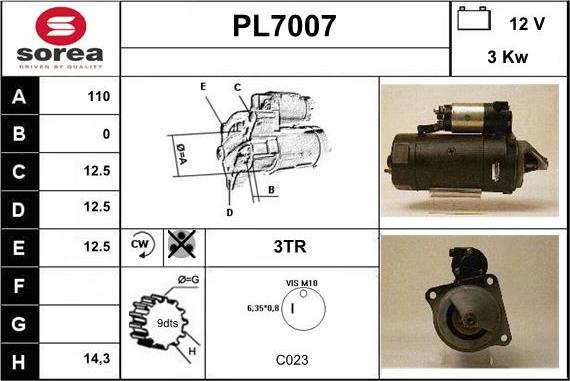 Sera PL7007 - Starteris ps1.lv