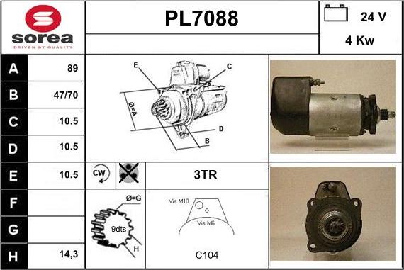 Sera PL7088 - Starteris ps1.lv