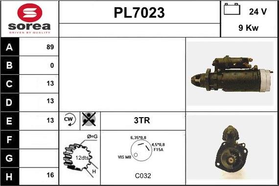 Sera PL7023 - Starteris ps1.lv