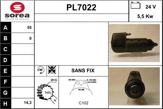 Sera PL7022 - Starteris ps1.lv