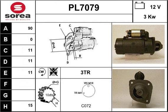 Sera PL7079 - Starteris ps1.lv