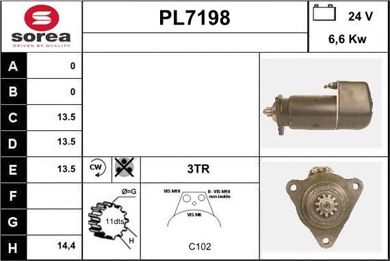 Sera PL7198 - Starteris ps1.lv