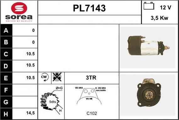 Sera PL7143 - Starteris ps1.lv