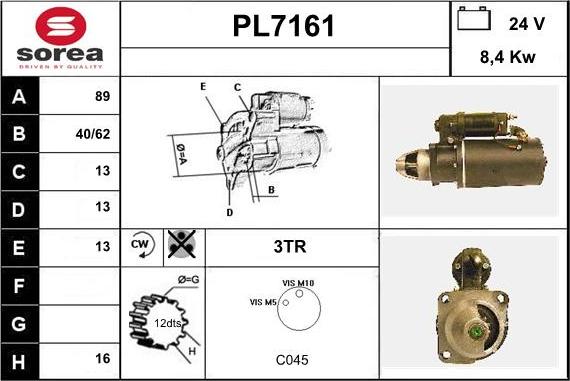 Sera PL7161 - Starteris ps1.lv