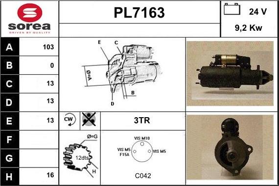 Sera PL7163 - Starteris ps1.lv