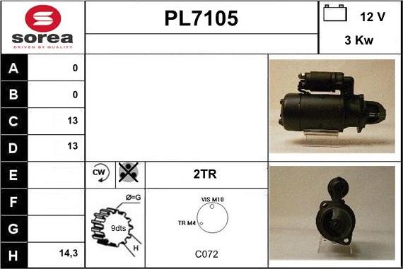 Sera PL7105 - Starteris ps1.lv