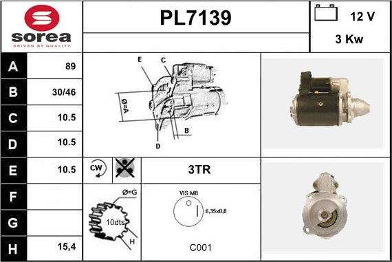 Sera PL7139 - Starteris ps1.lv