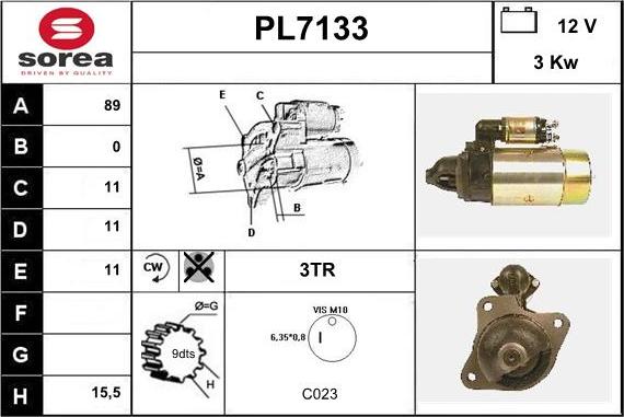 Sera PL7133 - Starteris ps1.lv