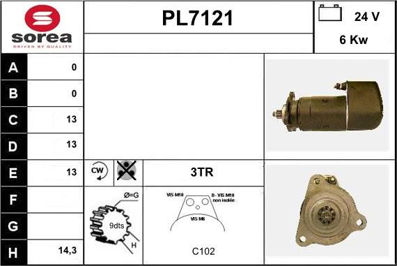 Sera PL7121 - Starteris ps1.lv