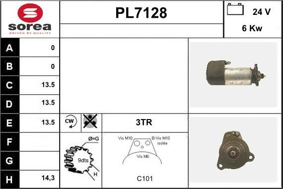 Sera PL7128 - Starteris ps1.lv