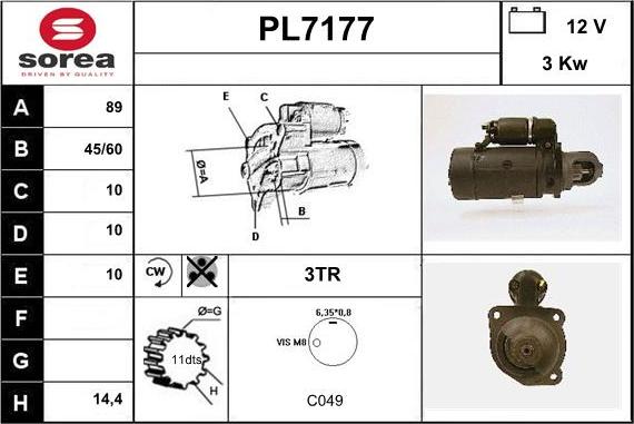 Sera PL7177 - Starteris ps1.lv