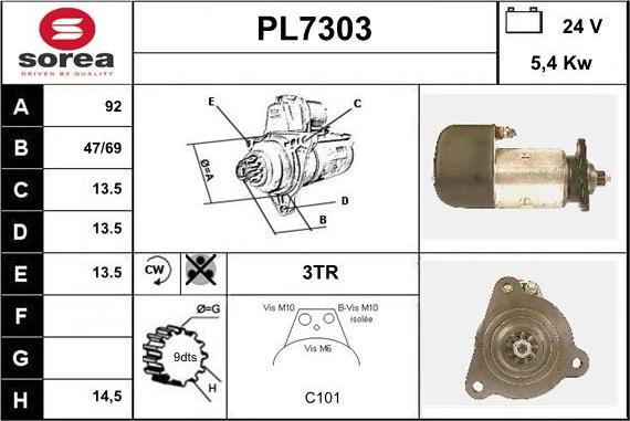 Sera PL7303 - Starteris ps1.lv