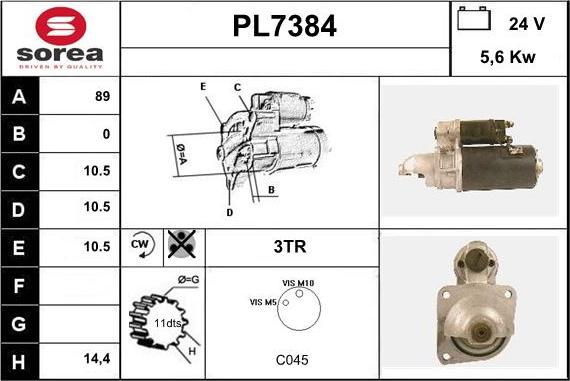 Sera PL7384 - Starteris ps1.lv