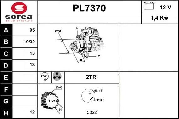 Sera PL7370 - Starteris ps1.lv