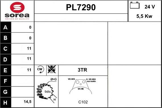 Sera PL7290 - Starteris ps1.lv