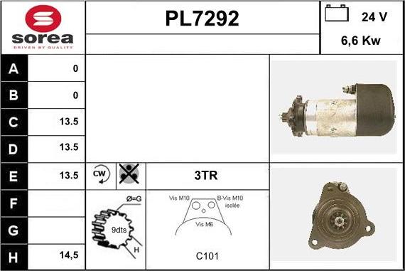 Sera PL7292 - Starteris ps1.lv