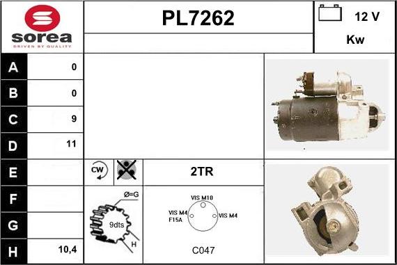 Sera PL7262 - Starteris ps1.lv