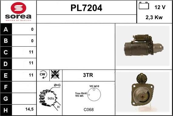 Sera PL7204 - Starteris ps1.lv