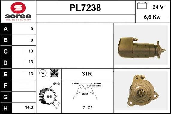 Sera PL7238 - Starteris ps1.lv